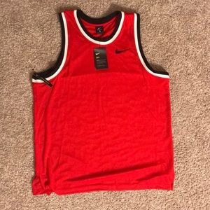 Nike Men's Basketball Dri-Fit Tank Top Red Sz XXL